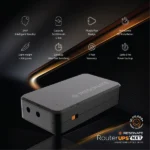 Resonate RouterUPS® NxT | Most Advanced Router UPS for 12V WiFi Router & Modem (Supports up to 3A) | 7800mAh Backup | Intelligent Charging | Up to 6 Hrs Internet - Image 3